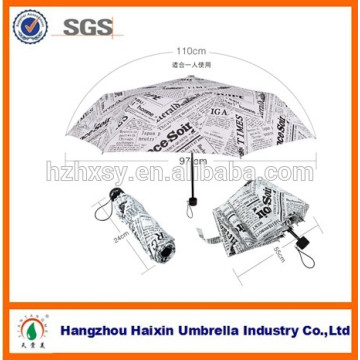 Super Light England Newspaper Print Umbrella Price Cheap